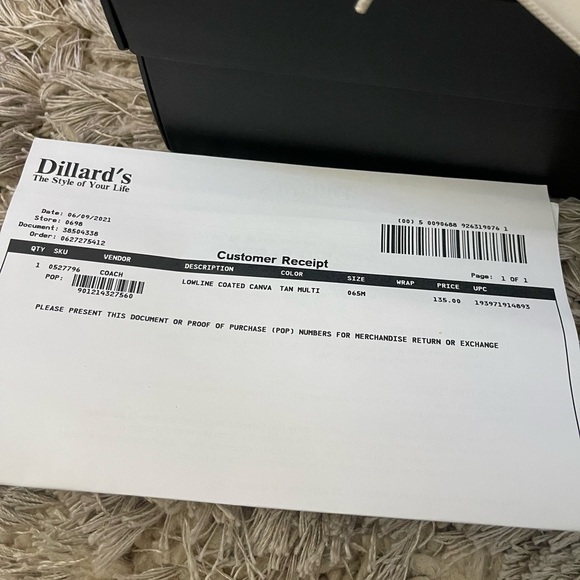 Coach Lowline Coated Canvas Low Top Sneaker Woman size 37 - Picture 5 of 7